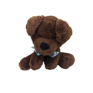 Spark Create Imagine Plush Toy Brown Sitting Dog Puppy Soft 10” Tall Lovey